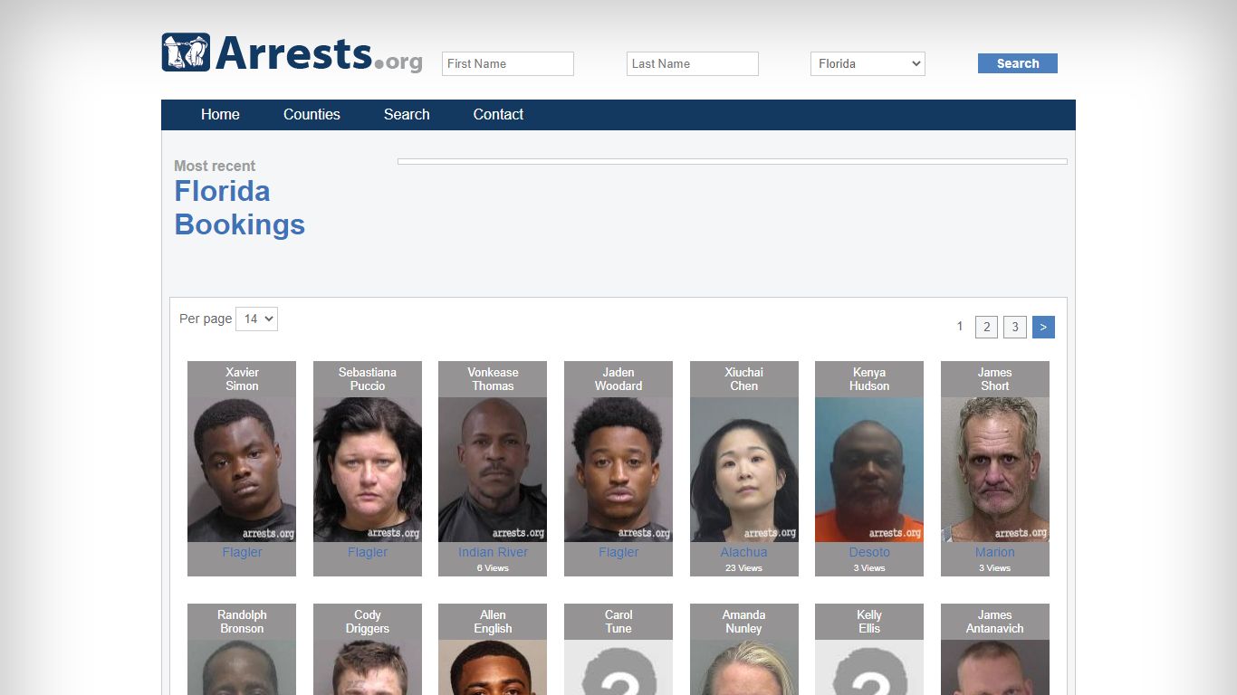 Florida Arrests and Inmate Search